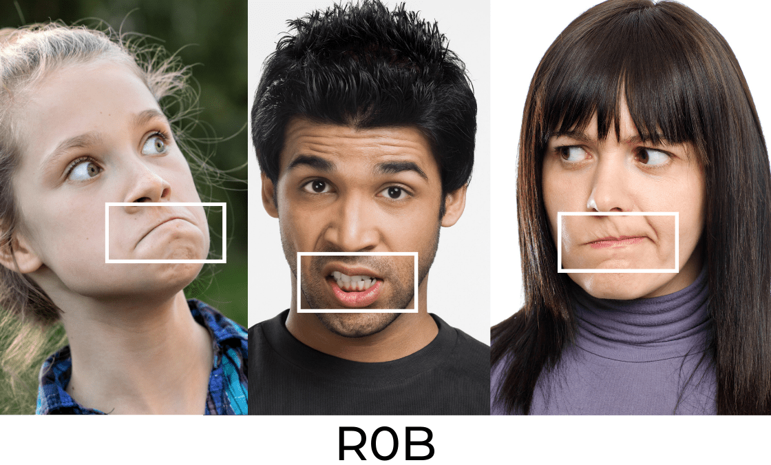 Les micromouvements de la bouche : R0B